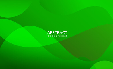 abstract background with circles, Green background