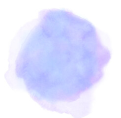 lilac watercolor blot