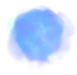 lilac watercolor blot