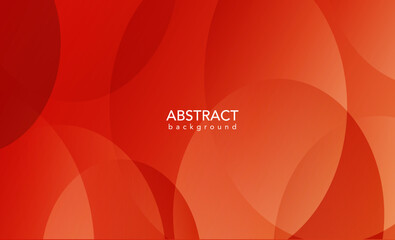 Abstract red background with flowers