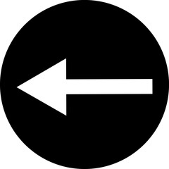 arrow sign left icon