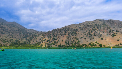 Kournas-See in der Nähe von Georgioupoli, Kreta 