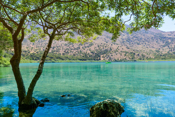 Kournas-See in der Nähe von Georgioupoli, Kreta