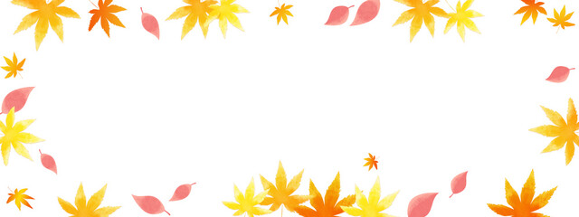 Fototapeta na wymiar 紅葉の葉のバックグラウンド、秋のイメージ