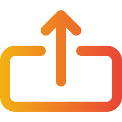 file upload gradient icon