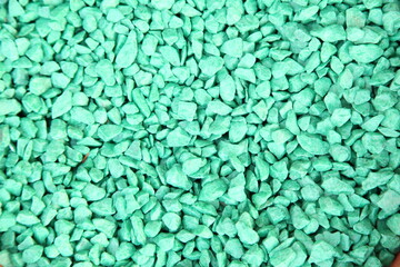Close up green stones