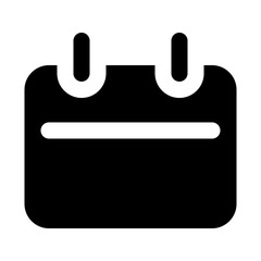 calendar glyph icon