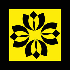 Leaf nature logo template design 