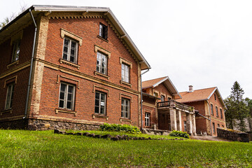 Fototapeta na wymiar Lanu manor in Salacgriva, Latvia.