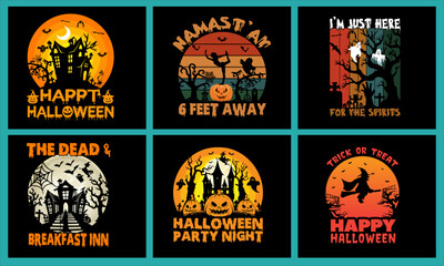 Best Halloween T-shirt Design Bundle