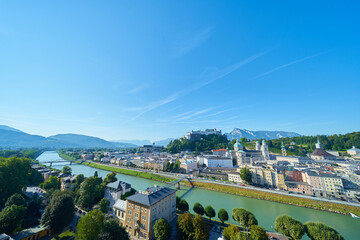 Fototapeta na wymiar view of Salzburg, Austria
