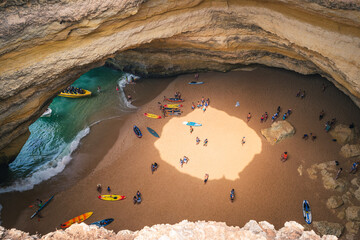 Benagil caves, Algarve, Portugal