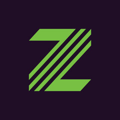 Letter Z logo or icon design. template elements. geometric abstract logos