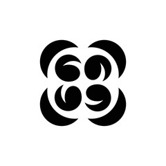 Abstract logo. Geometric abstract logos. Icon design