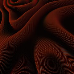 Dark red abstract 3D background. Modern 3D wavy background. Liquid pattern style. Suitable for book cover, poster, presentation, website, flyer, backdrop, backdrop, and social media templates.