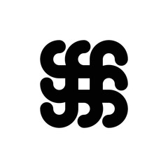 Abstract logo. Geometric abstract logos. Icon design