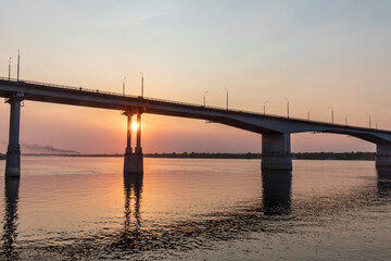 Fototapeta na wymiar Communal bridge. Perm