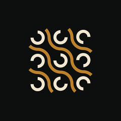 Abstract logo. Geometric abstract logos. Icon design