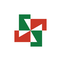 Abstract logo. Geometric abstract logos. Icon design