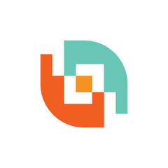 Abstract logo. Geometric abstract logos. Icon design