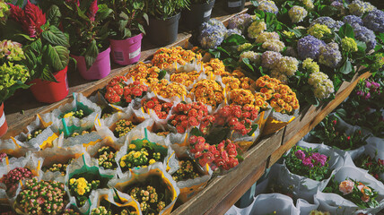 Whether you are interested in cut flowers, potted plants, seeds and bulbs or orchids, you'll find something to interest you at Flower Market Road in Mong Kok.