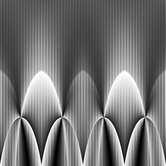 Obraz premium elliptically black and white gray shade seamless abstract background with vertical stripes