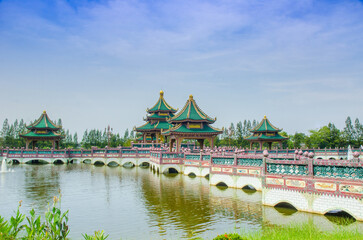 Naklejka premium temple of heaven city