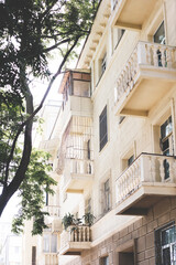 facade of the house