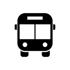 bus, public transport icon vector 