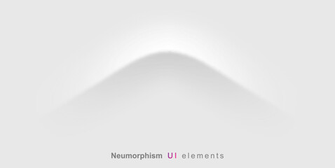 Neumorphism style liquid interface background. Neumorphism User interface design.