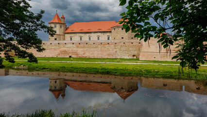 Naklejka na ściany i meble The castle of Fagaras in Romania