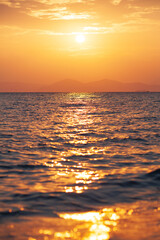 Obraz premium sunset over the sea