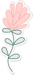 Sticker Flora, Wild Herbs and Flowers