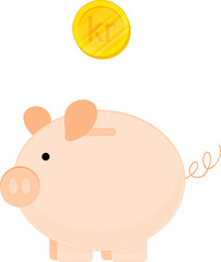 Swedish Flag vector hand drawn flag, Swedish krona vector hand drawn