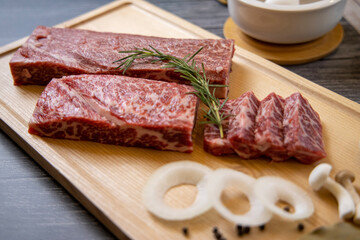 korean bbq  food kkotsal Bottom Sirloin