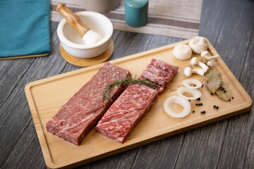 korean bbq  food kkotsal Fresh Bottom Sirloin