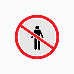 No Racism Icon. Equality Sign Symbol - Vector.     