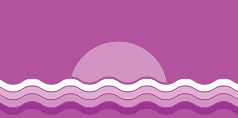 mare, sole, orizzonte, onde