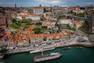 Fototapeta na wymiar Porto by Air