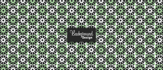 Abstract flat Arabic ornament colorful luxury pattern background design