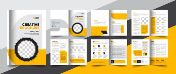 corporate company profile brochure annual report booklet business proposal layout concept design