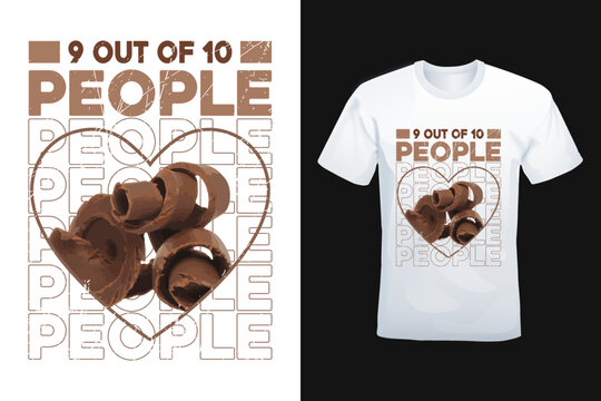 people love chocolate modern typography t-shirt or apparel design inspirational quote