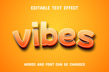 Vibes text - gradient text effect