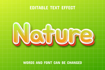 Nature text - gradient text effect