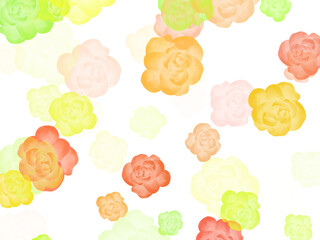 Bokeh Flower Background
