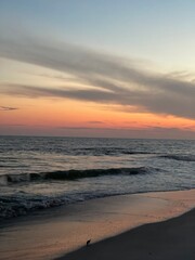 sunset on the beach