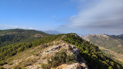 Fototapeta na wymiar Serra de Pandols-Serra de Cavalls-Terra Alta-Catalunya