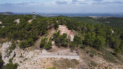 Fototapeta na wymiar Ermita de Santa Magdalena-Pinell de Brai-Terra Alta-Catalunya