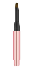 Pink mascara eyebrow pen. vector