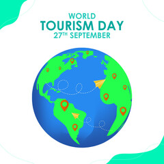 Vector illustration for World Tourism Day